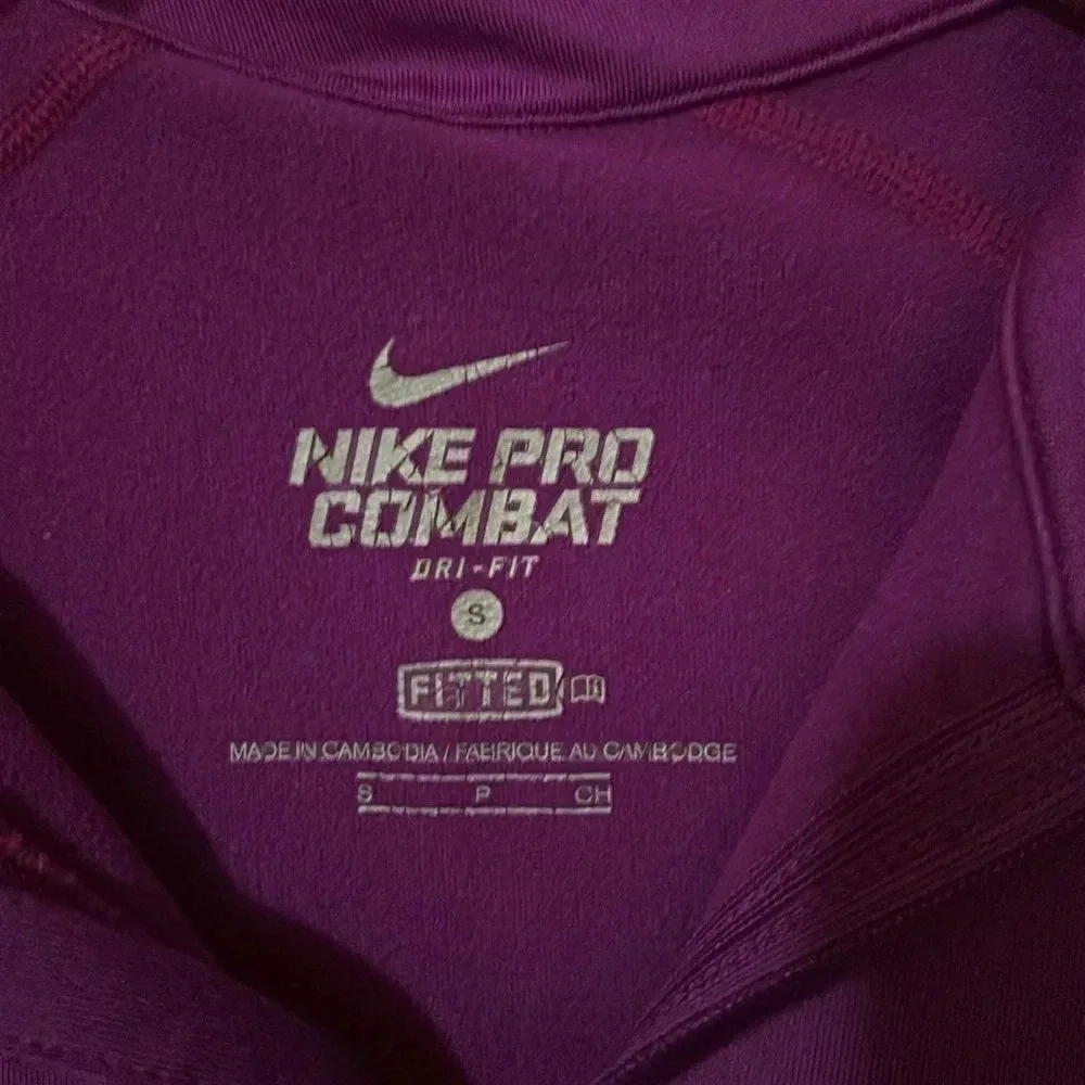 Nike Pro Combat Dri Fit Magenta Size S